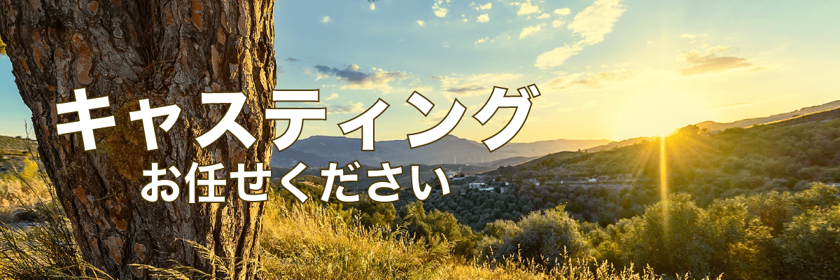 キャスティングお任せください!